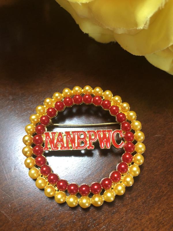 NANBPWC Round Pearl Pin - SALE