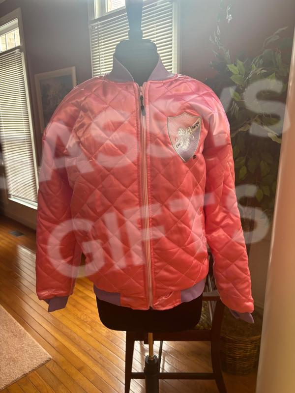 Las Amigas Satin Bomber Jacket. 