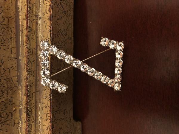 Z Rhinestone Pin